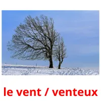 le vent / venteux Tarjetas didacticas