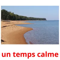 un temps calme Tarjetas didacticas