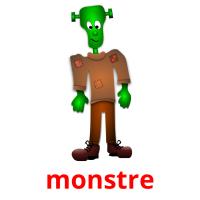 monstre picture flashcards