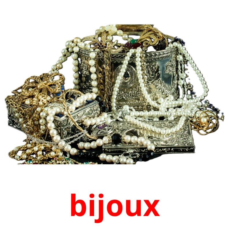 bijoux picture flashcards
