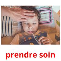 prendre soin picture flashcards