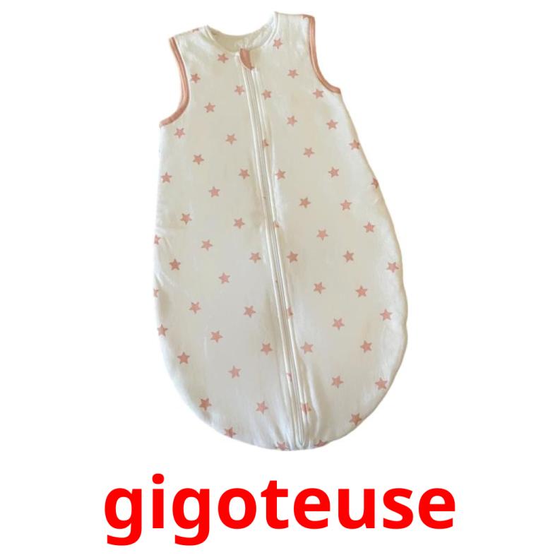 gigoteuse picture flashcards