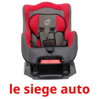 le siege auto Tarjetas didacticas