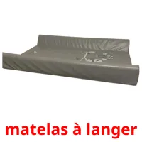 matelas à langer cartes flash