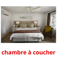 chambre à coucher Tarjetas didacticas