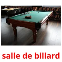 salle de billard Tarjetas didacticas