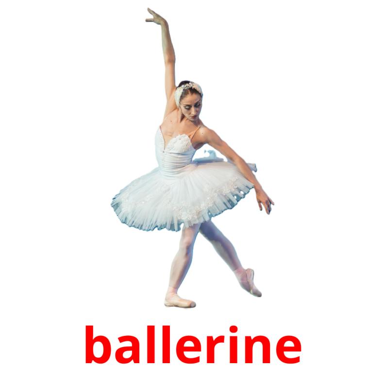 ballerine picture flashcards