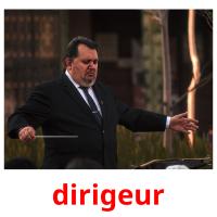 dirigeur picture flashcards