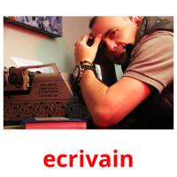 ecrivain picture flashcards