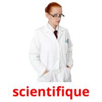 scientifique flashcards illustrate