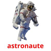 astronaute Tarjetas didacticas