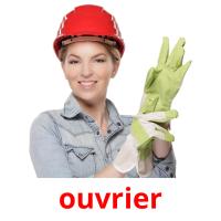 ouvrier flashcards illustrate