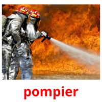 pompier picture flashcards