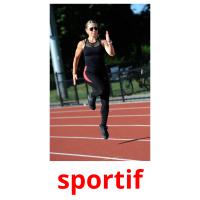 sportif picture flashcards