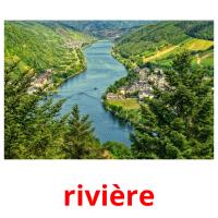 rivière picture flashcards