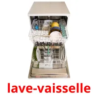 lave-vaisselle Tarjetas didacticas