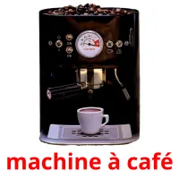 machine à café Tarjetas didacticas