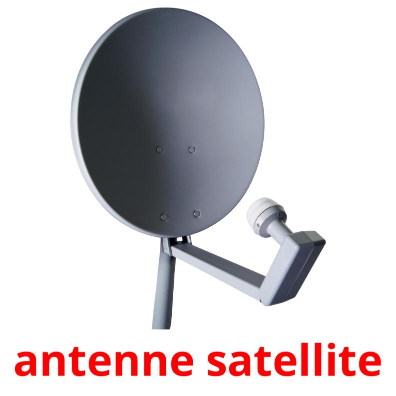 antenne satellite Tarjetas didacticas