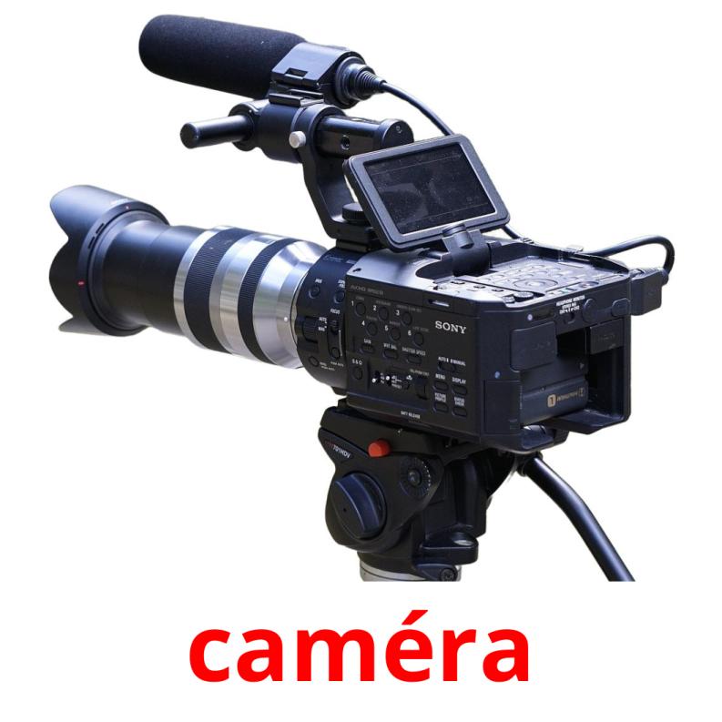 caméra Tarjetas didacticas