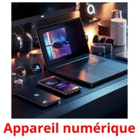 Appareil numérique flashcards illustrate