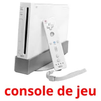 console de jeu flashcards illustrate