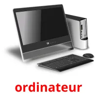 ordinateur flashcards illustrate