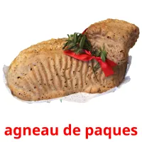 agneau de paques Tarjetas didacticas