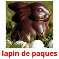 lapin de paques Tarjetas didacticas