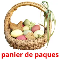 panier de paques Tarjetas didacticas