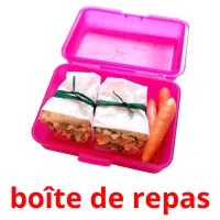 boîte de repas picture flashcards