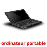 ordinateur portable picture flashcards