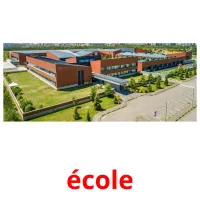 école picture flashcards