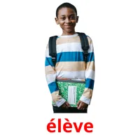 élève picture flashcards