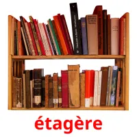 étagère picture flashcards