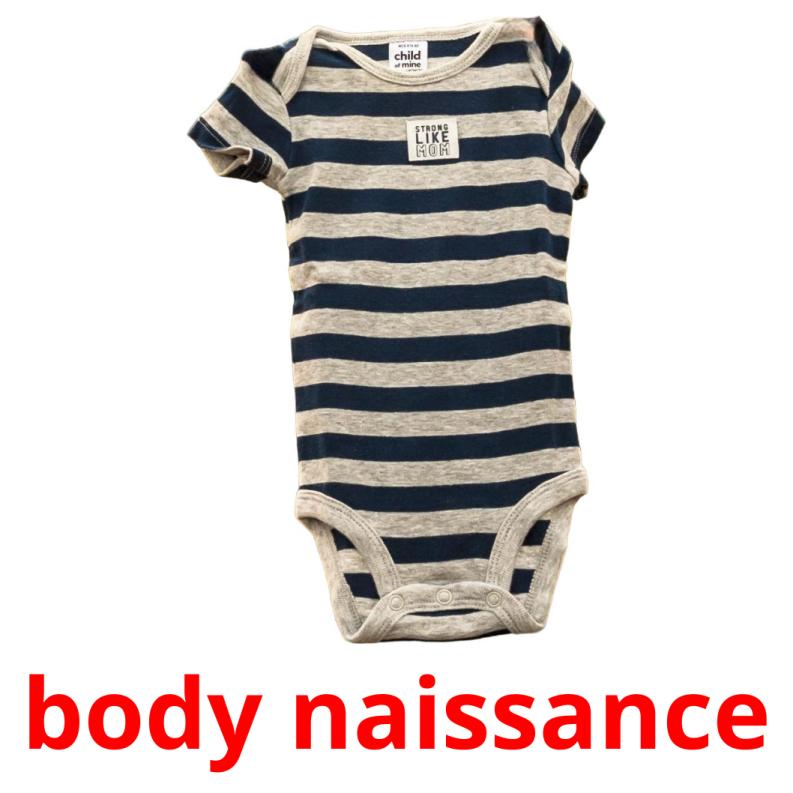 body naissance picture flashcards