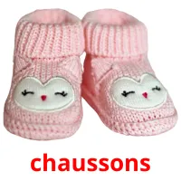 chaussons Tarjetas didacticas