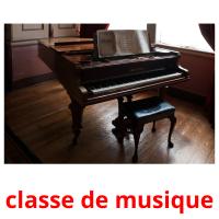 classe de musique card for translate