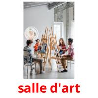 salle d'art picture flashcards