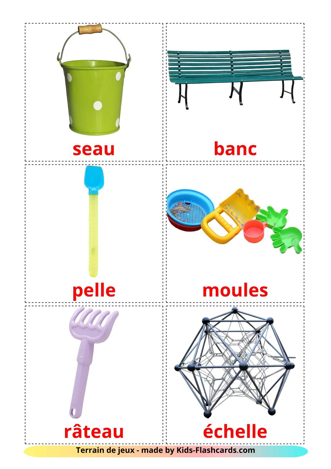 Playground - 14 Free Printable french Flashcards 