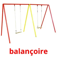 balançoire picture flashcards