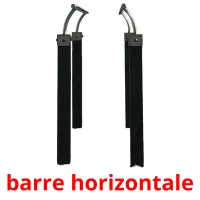 barre horizontale Tarjetas didacticas