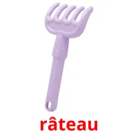 râteau Tarjetas didacticas