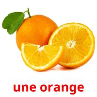 une orange card for translate
