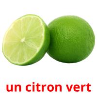 un citron vert picture flashcards