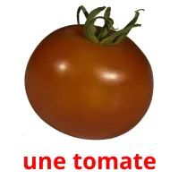 une tomate Tarjetas didacticas