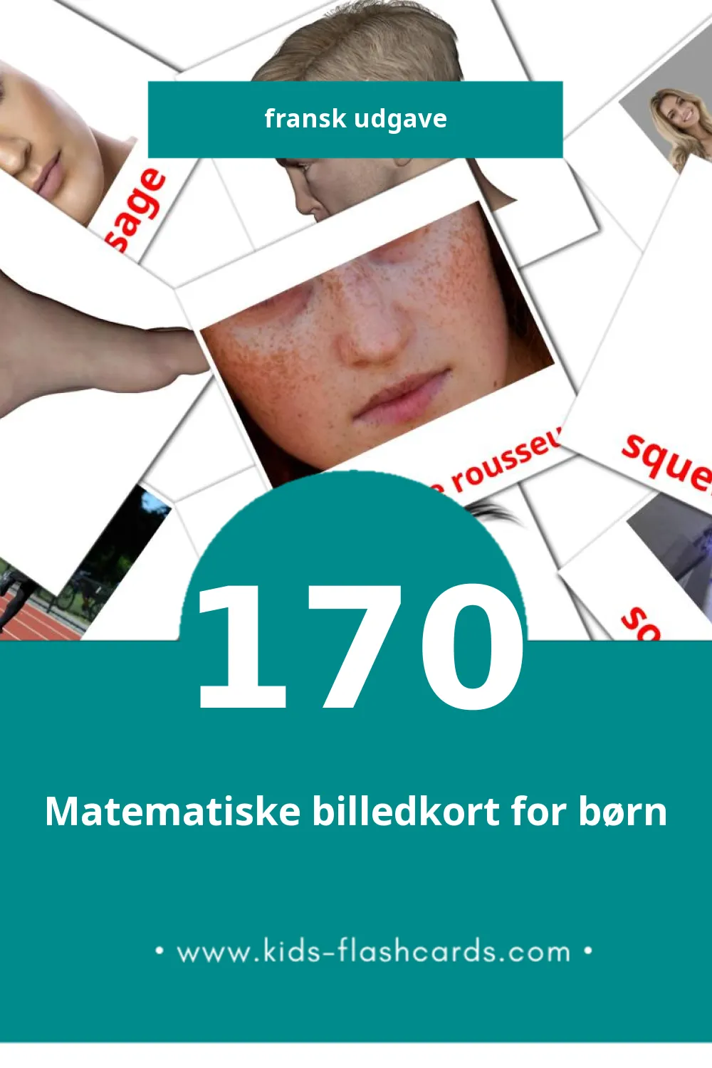 Visuelle billedkort for børn om Personnes til småbørn (170 kort på Fransk)