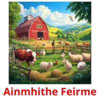 Ainmhithe Feirme picture flashcards