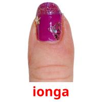 ionga picture flashcards