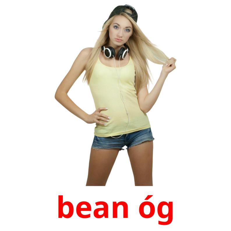 bean óg picture flashcards