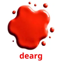 dearg picture flashcards